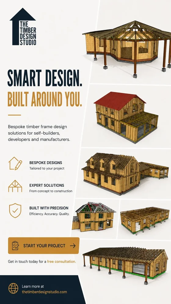 Timber Design Studio ad: Smart design, built around you