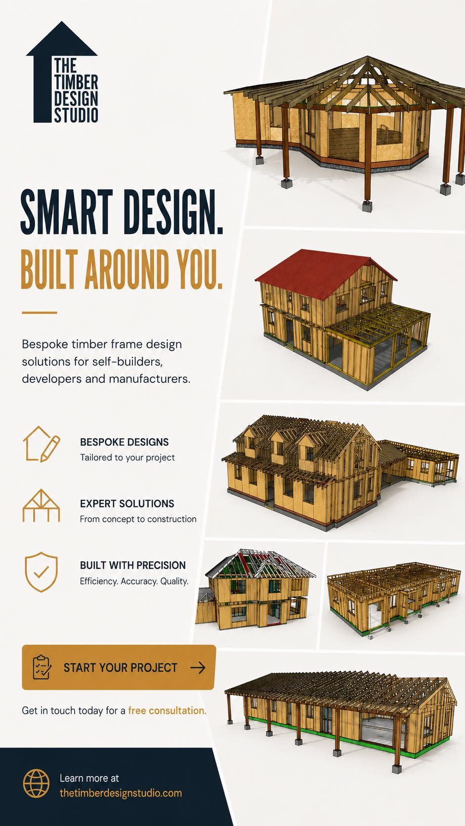 The Timber Design Studio Meta ad creative