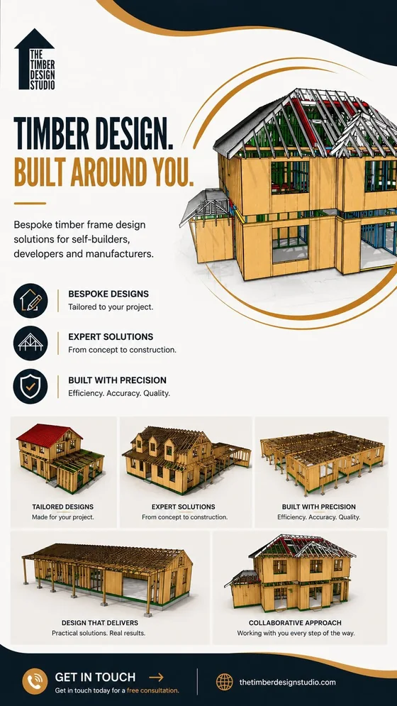 Timber Design Studio ad: Timber design, built around you
